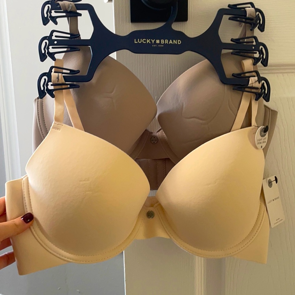 Never Worn Lucky Brand Light Lift Demi Bras 36C